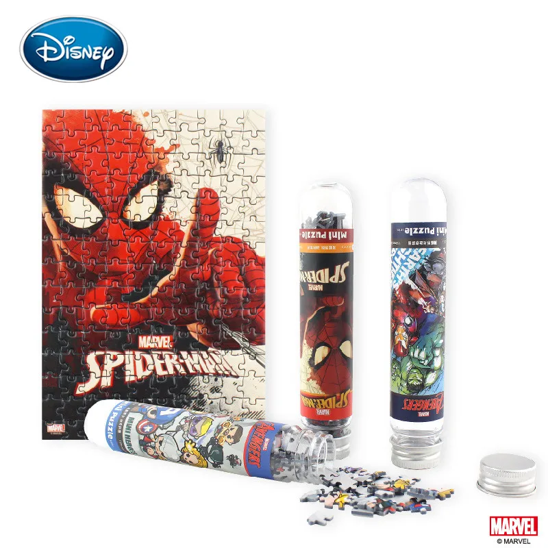 Модный Плоский Мини пазл мстители Disney 150 штук|Пазлы| |