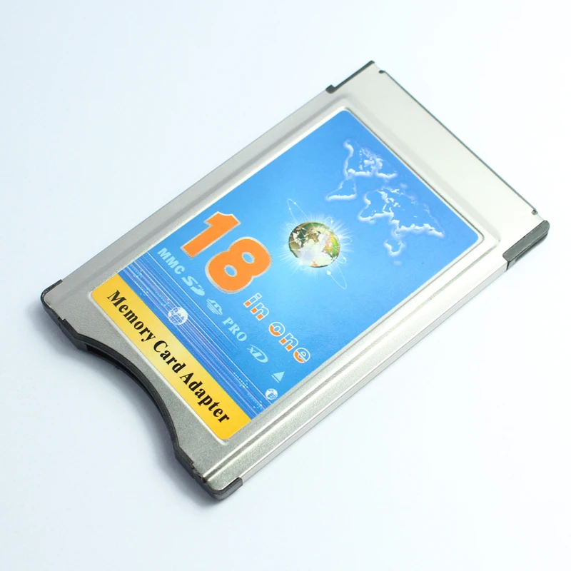 18 в одном MMC SD SDHC MS PRO XD кард ридер PCMCIA карты памяти адаптер ATA Card Adapter/Reader|Адаптеры