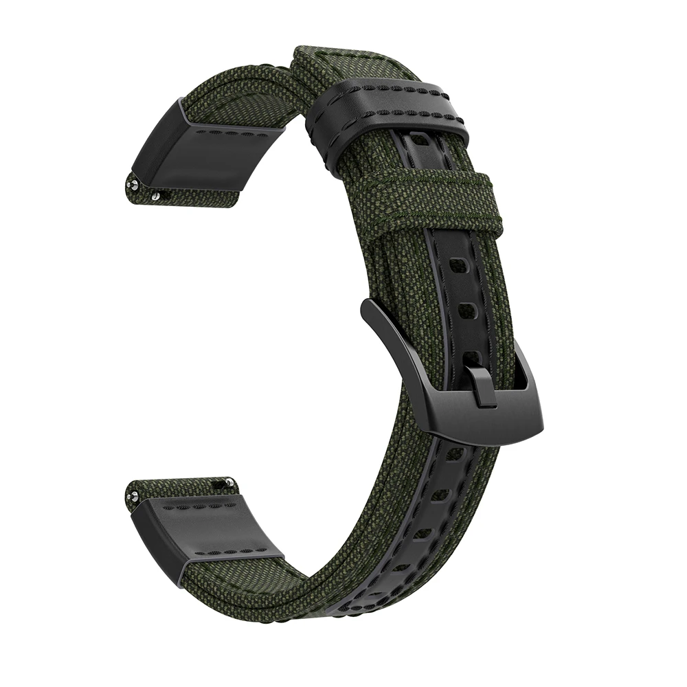 20 мм нейлоновый ремешок для наручных часов Garmin Vivoactive 3 Смарт браслет Samsung Galaxy Watch 42