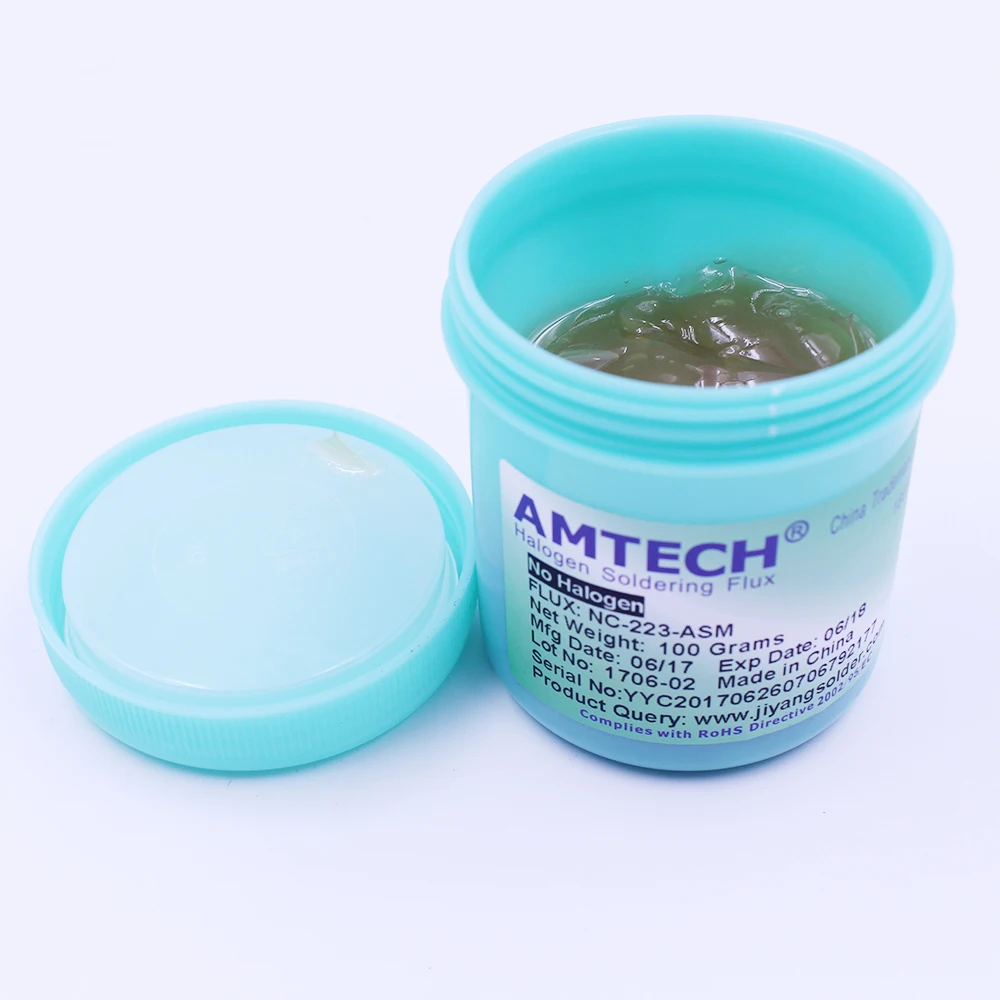 AMTECH RMA-223-UV 100g SMT/SMD BGA паяльная паста для печатной платы Rework Reballing сварочные инструменты для ремонта