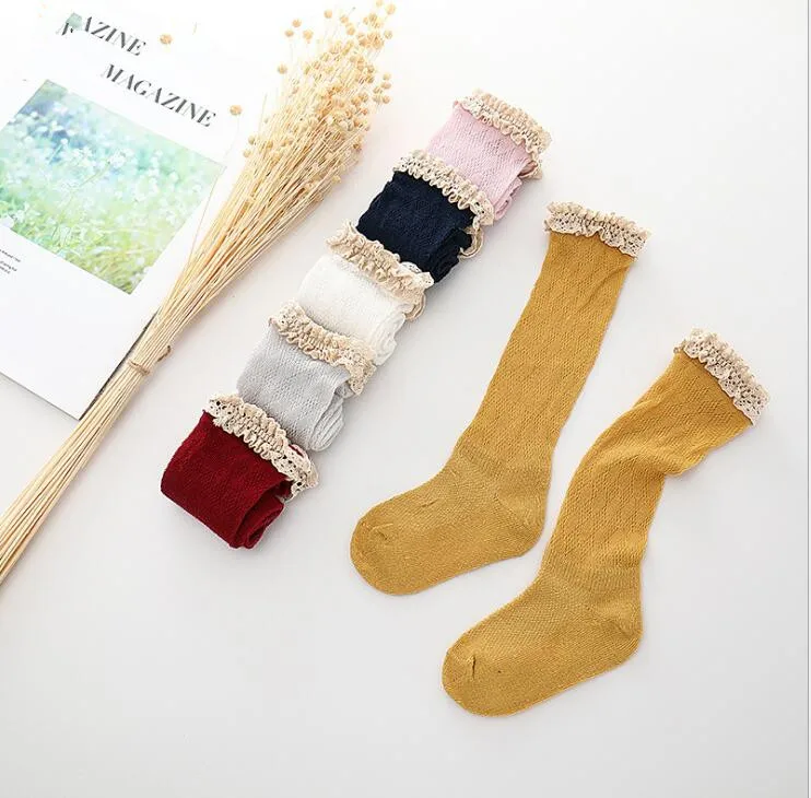 Новые летние носки от комаров Детские сетчатые кружевные с ворсом для девочек