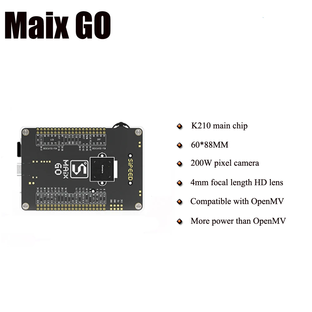 Sipeed MAIX GO K210 AI Pocket Deluxe полнофункциональная макетная плата с корпусом бортовой отладчик