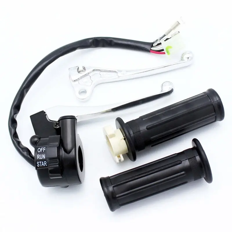 Throttle Housing Start Switch Handlebar Twist Grip For Yamaha Pw50 Peewee |