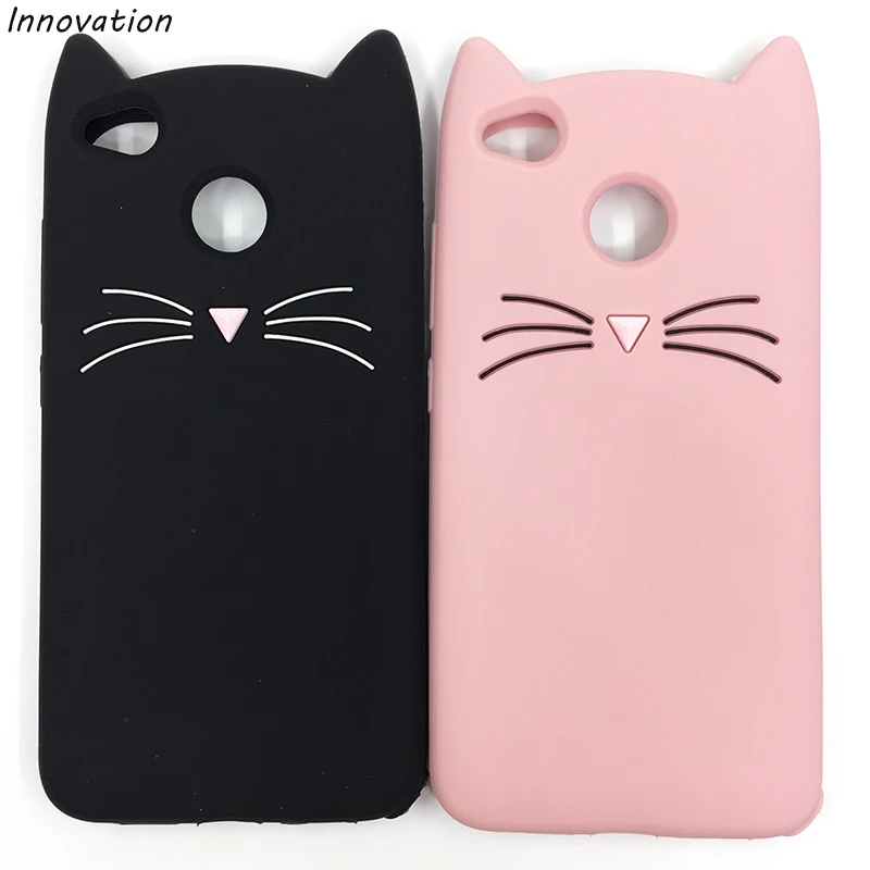 

Redmi Note 3 4 Case 3D Cartoon Moustache Beard Cat Ears Phone Cover For Xiaomi Mi A2Lite Redmi 4X 5A Soft Silicone Back Cover