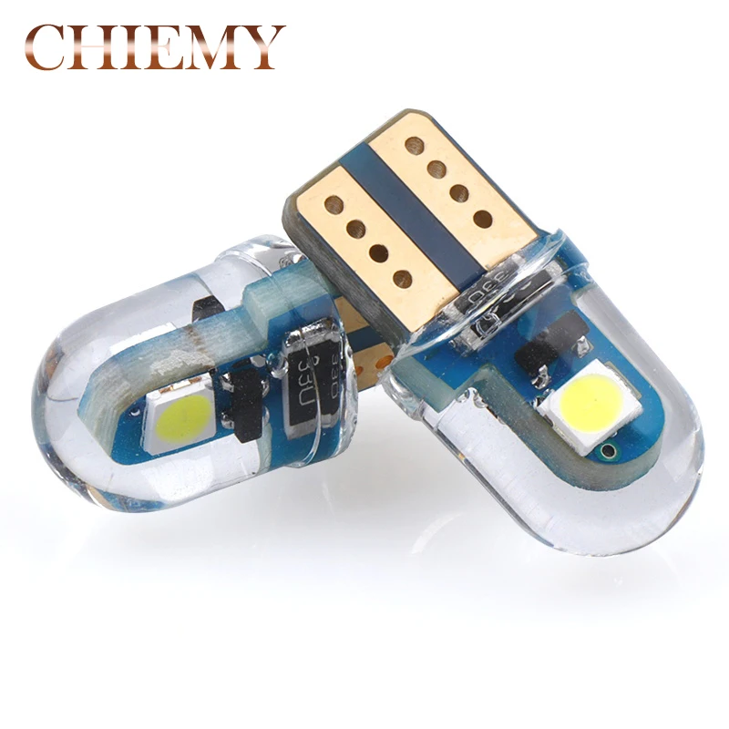 2pcs Signal Lamp 3030 T10 Led Car Bulb W5W Led T10 Led Lamps For Cars White 5W5 Clearance Backup Reverse Light 12V 6000K