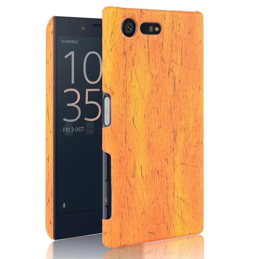 Чехол HOTSWEI для Sony X Compact 4 6 дюйма ретро тонкий из древесной кожи жесткий