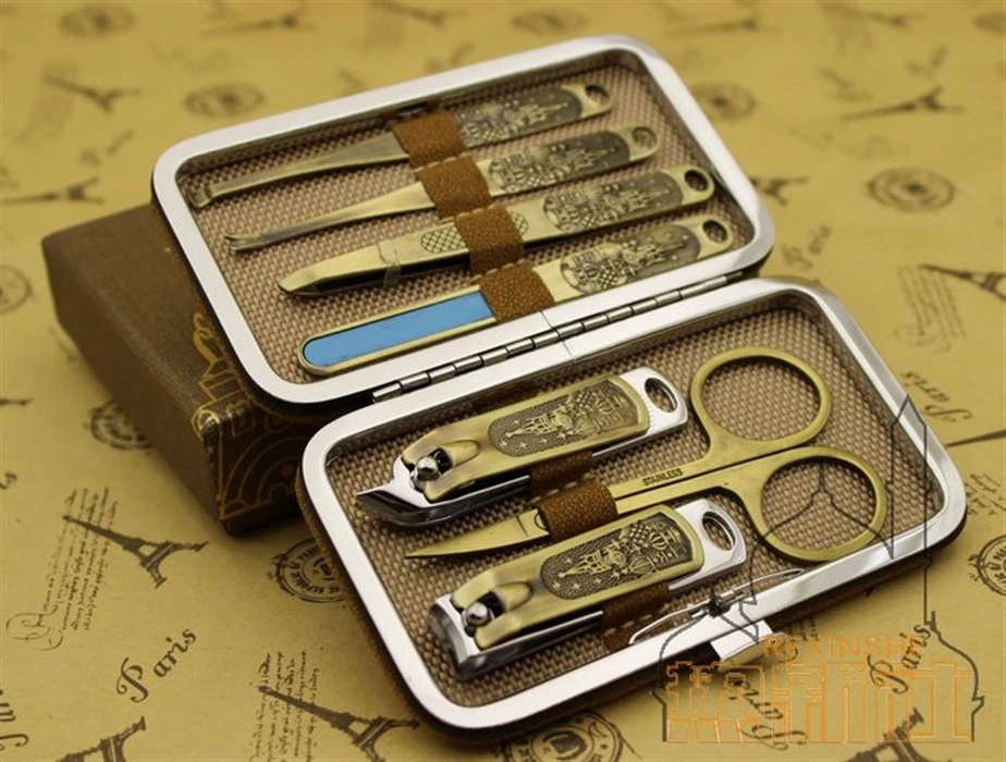 

Кусачки для ногтей медные ручные антикварные кусачки для ногтей Набор для ногтей важные креативные подарки для дома