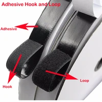 1m self adhesive hook and loop fastener tape strong glue on magic nylon sticker adhesive disk hooks162025304050100110mm