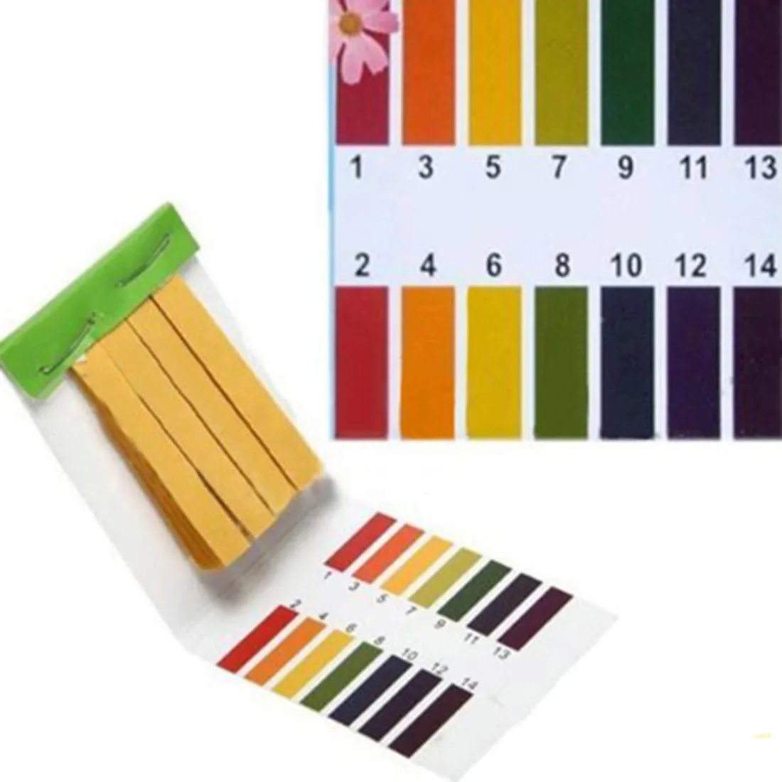 

PH Litmus Paper 80pcs 45mm x 7mm PH test paper Acid base test paper Full Range Alkaline Acid 1-14 Test Paper