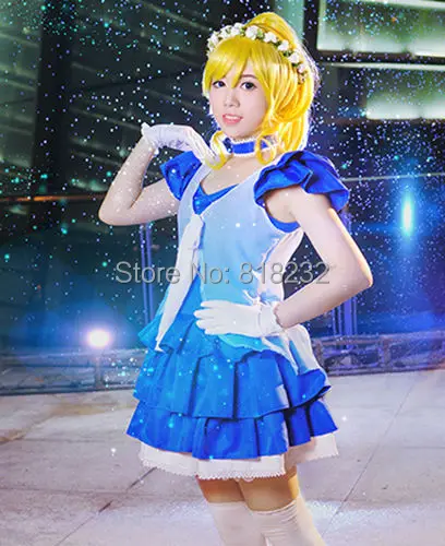 Женская шифоновая футболка Love Live Yume no Tobira Dreams Gate Eli Ayase костюм для косплея аниме|anime