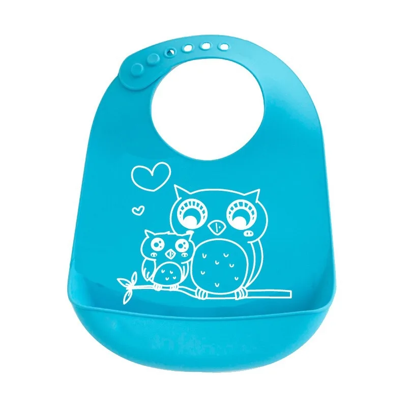 Cute Silicone Baby Eat Waterproof Three-Dimensional Rice Bag Bib Large Child Mouth Water Pocket | Детская одежда и обувь