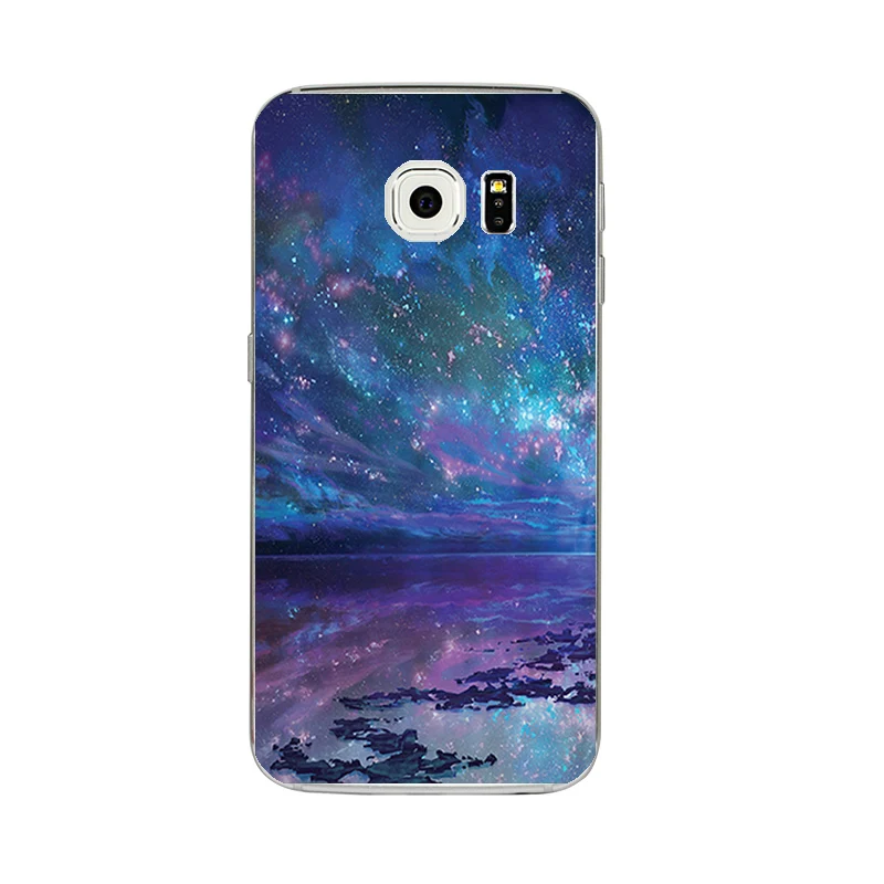 Силиконовый чехол s для Galaxy S6Edge Plus, чехол для телефона, для samsung Galaxy S6, оболочка для C5 C5Pro C5000, чехол с сияющими звездами - Цвет: 9174 14