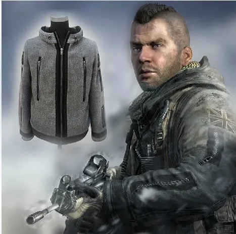 Косплей современный Warfare2 Task Force 141 Ghost пальто Боевая куртка тактическая флисовая куртка