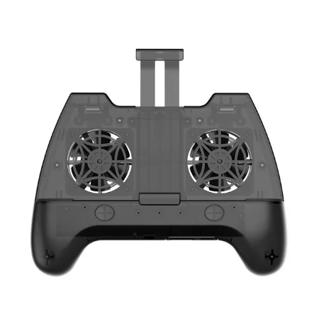 Беспроводной Bluetooth PUBG игровой контроллер с кулером для iPhone Android смартфон power Bank мобильный игровой триггер аксессуары - Цвет: Черный