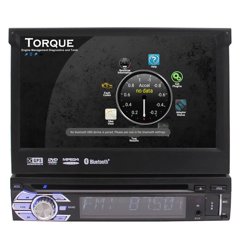 IN DASH 7 &quotфлип out ANDROID 6 0 Автомобильный DVD/MP3 автомобильный стерео приемник wifi dvd
