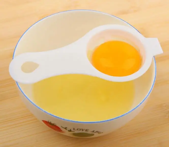 

by DHL or EMS 500 pcs Eco Friendly Egg Yolk White Separator Egg Divider Egg Tools PP Food Grade Material