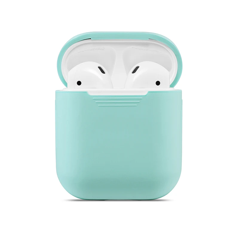 Мягкий силиконовый чехол для Apple Airpods противоударный AirPods чехлы наушников ультра