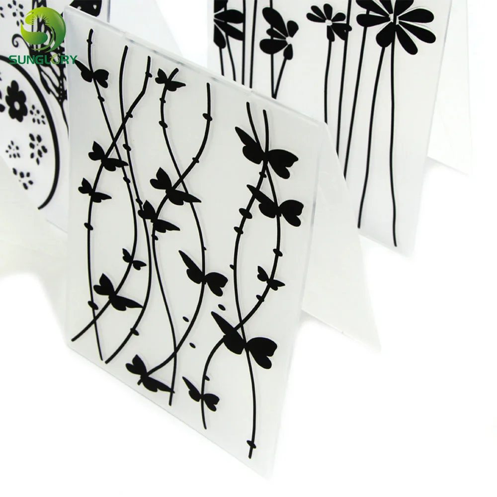 5 шт цветок текстура лист набор бабочка Трава коврик из сахара кекс украшение