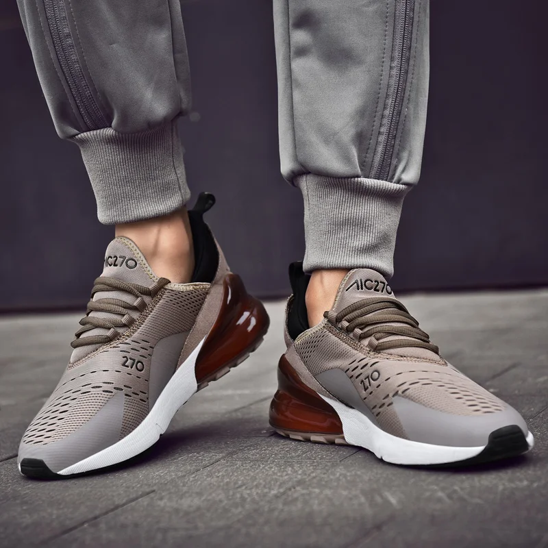 Мужские повседневные дышащие кроссовки на шнуровке спортивная обувь большого