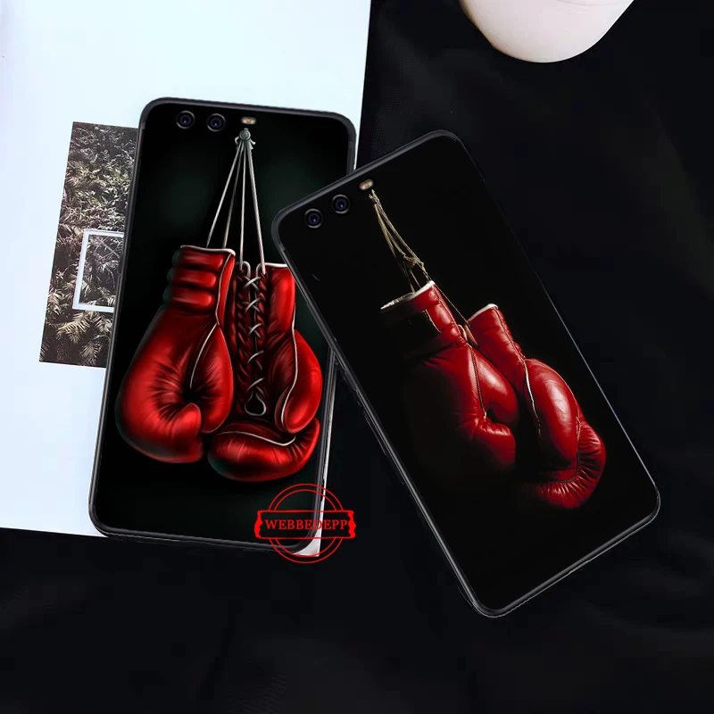 Мультяшные Боксерские перчатки для девочек силиконовый чехол Huawei P8 Lite 2015 2017 P9 2016