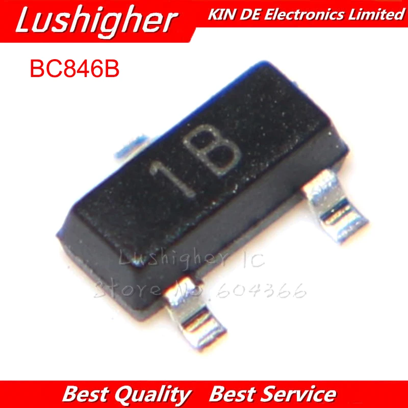100 шт. BC846B SOT23 1B BC846 SOT SMD 23 Новый транзистор|Интегральные схемы| |