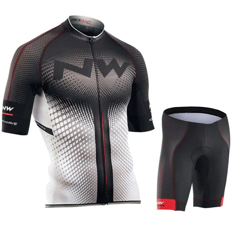 Normal Cycling Set Бренд NW, летний комплект из дышащей Джерси для велоспорта MTB, одежда для велоспорта, одежда для горного велосипеда, одежда для Майо Ropa Ciclismo - Цвет: Normal Cycling Set