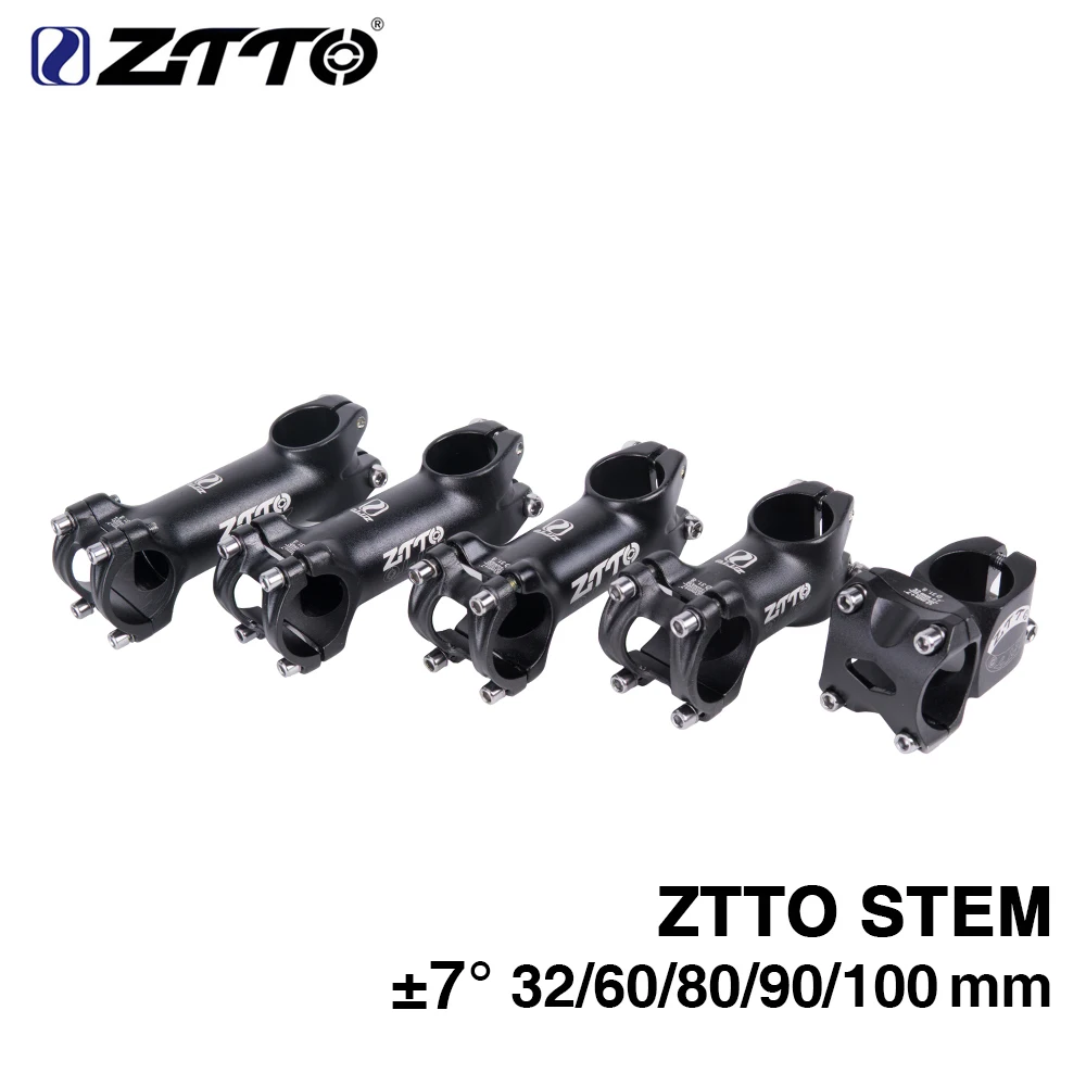 ZTTO MTB дорожный велосипед 7 градусов 32 60 80 90 100 мм Высокопрочный легкий Стержень 31 8