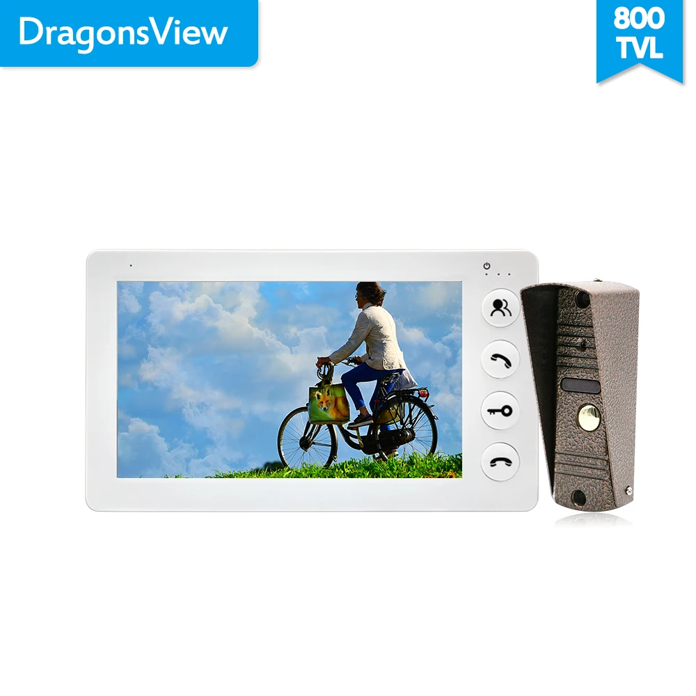 Видеодомофон Dragonsview 7 дюймов домофон с дверным звонком|Видеодомофон| |