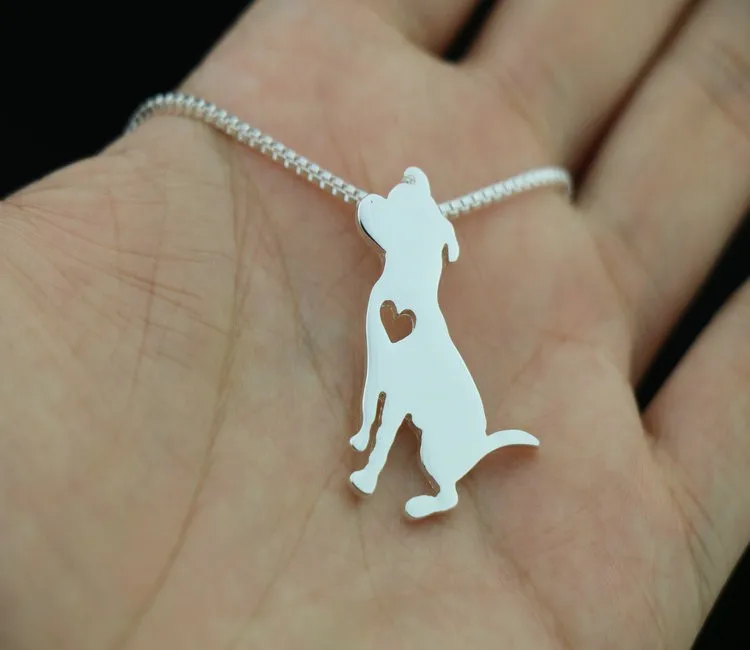 Бульдог ожерелье подвеска для собаки бульдог ювелирные изделие золотого цвета с