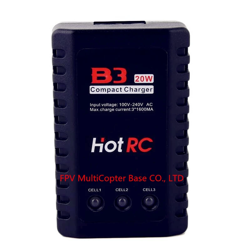

B3 20W 2S-3S Lipo Battery Balance Charger Compact Charger for RC Model