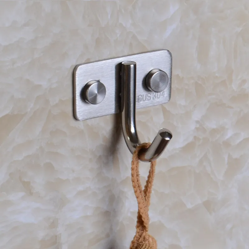 

Vidric 304 Stainless Steel Robe Hooks Wall Hook brushed Clothes Hanger Towel Hooks Clothes Hooks Gancho Bathroom Accessories
