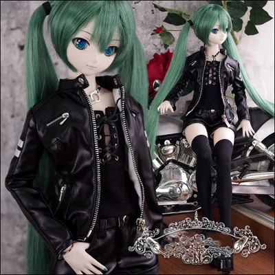 Черный 1/3 BJD кукольные ткани уличный панк ткань для 1-3 DD Bjd кукольный набор «Локомотив» подарок для кукол - Цвет: Черный