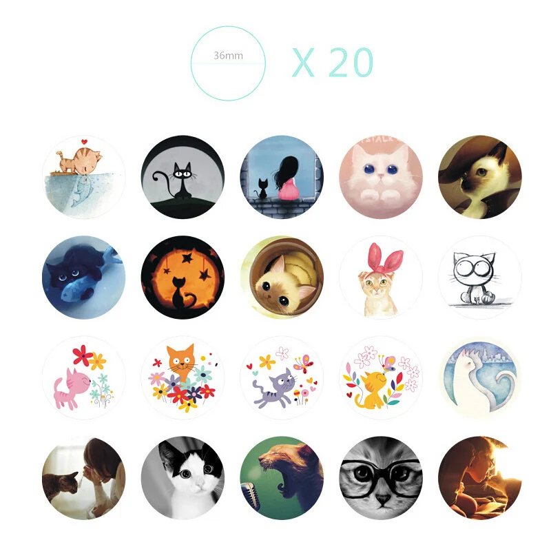 Винтажная бумажная наклейка для девочек Романтическая любовь украшение