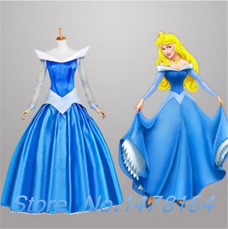 Новинка платье принцессы Спящей красавицы Авроры женский милый костюм на
