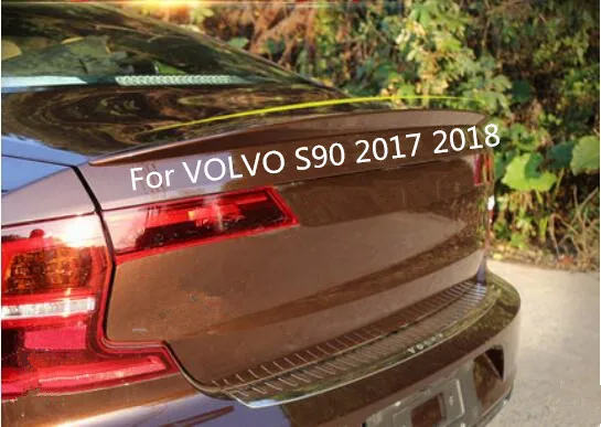 ABS Краски заднего крыла багажник выступ Спойлеры подходит для VOLVO S90 2017 2018 2019 |