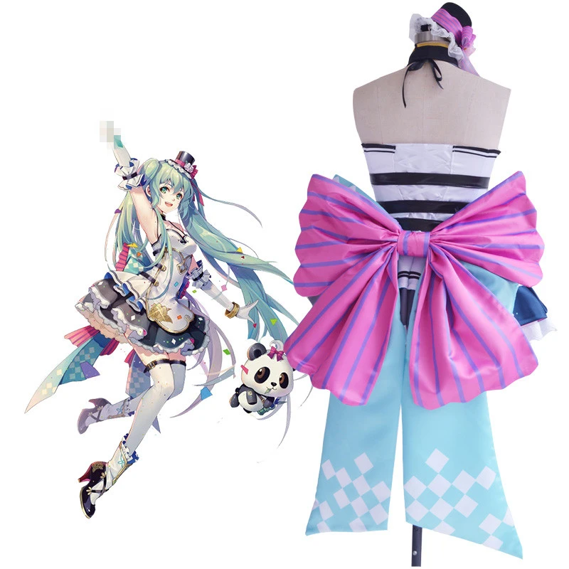 Горячее предложение! Распродажа! VOCALOID V Girl With You шанхай концертный плакат хацунэ мику женский костюм для косплея платье анимэ косплей костюмы для танцев