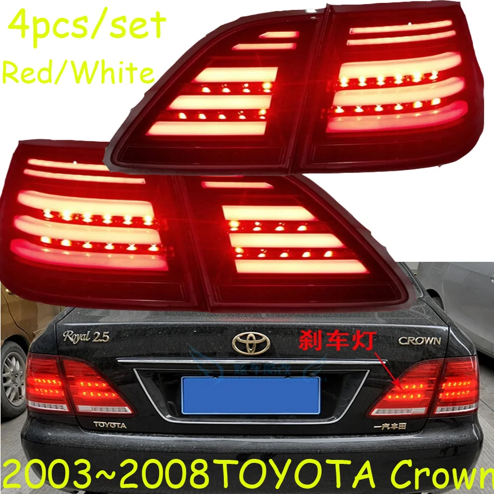 

car bumper tail light for Toyota crown taillight 2003~2009y LED car accessories Taillamp for toyota crown rear light fog