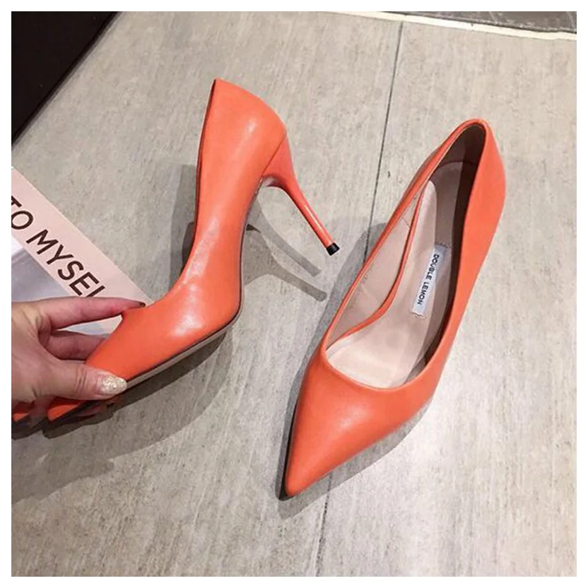 DONLEE QUEEN Female Women Pumps Sexy High Thin Heel Pointed Toe Shallow Shoes For Party Wedding Shoe Lady Pumps zapatos de mujer