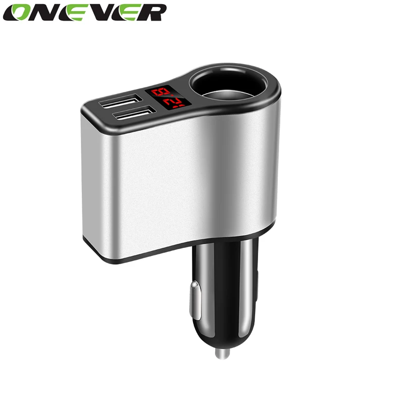 Onever Автомобильный Телефон Зарядное Устройство 2 Dual USB Автомобильное устройство