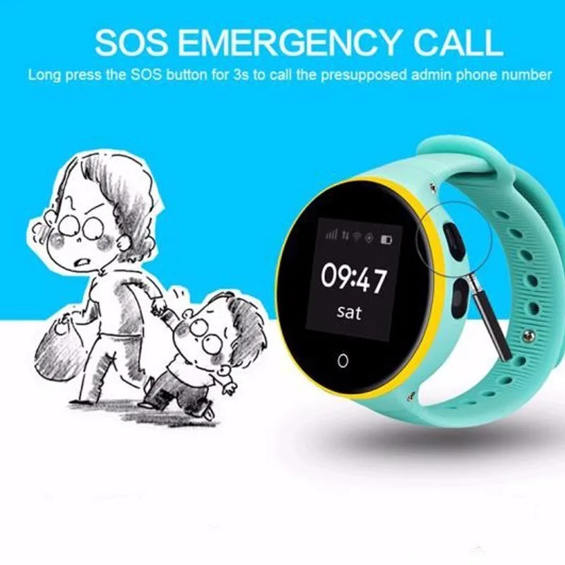 S668A детские часы SOS LBS + GPS Wifi трекер позиционирования ребенка безопасный монитор
