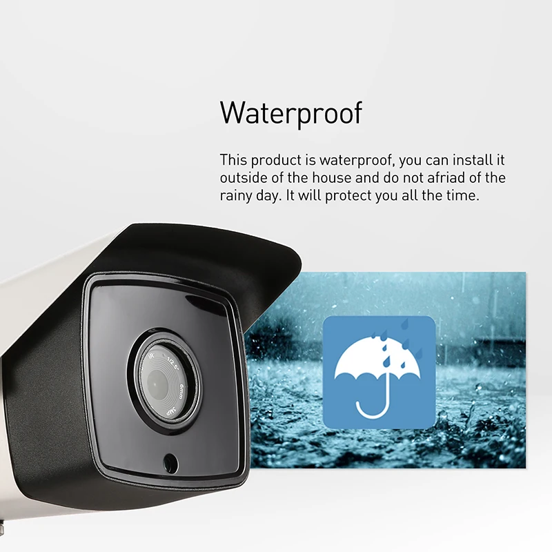 Водонепроницаемая HD 1080P Массив ИК LED наружная IP камера Bullet 2.0MP безопасности