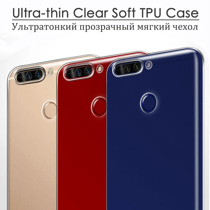 Прозрачный мягкий чехол для Huawei Honor 7A из ТПУ с диагональю 5 45 дюйма 7C DUA-L22 7