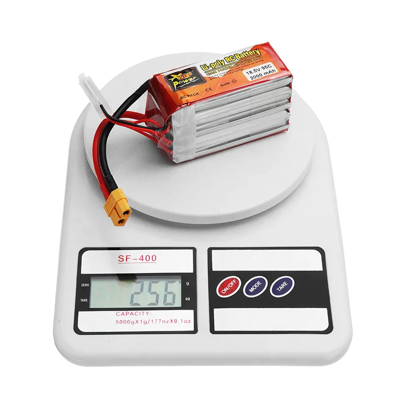ZOP POWER 18 5 V 2000mAh 95C 5S аккумуляторная батарея Lipo с разъемом XT60 для FPV Racing Drone|Детали и