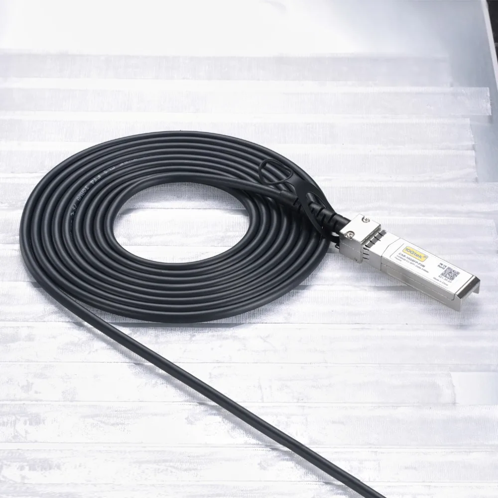 SFP-H10GB-CU1M 10G 1M SFP+ DAC кабель 10GBASE-CU пассивный прямой прикрепить медный Twinax SFP кабель также для Ubiquiti Mikrotik и т. Д