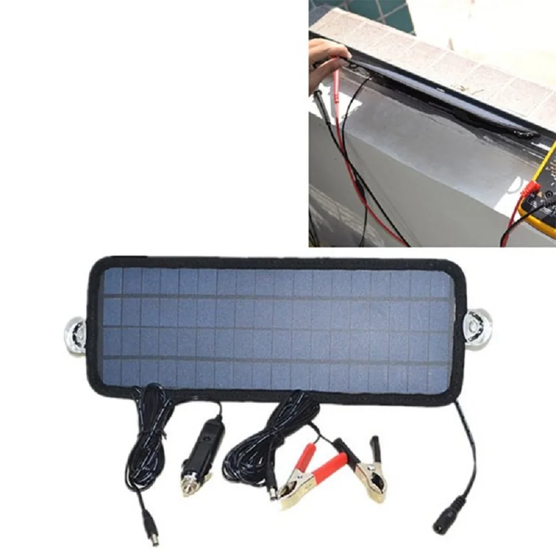 Солнечная панель Горячая 12V 4 5 W Портативный монокристаллический солнечный