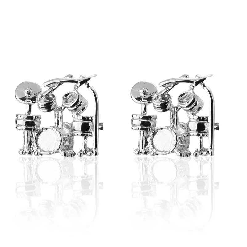 Формальный серебристый набор запонок для мужских костюмов запонки с