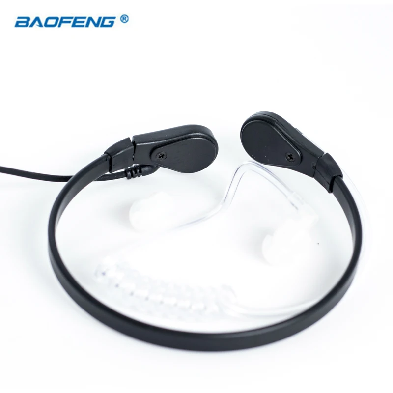 Горло микрофон Baofeng Walkie Talkie вибрационная гарнитура для портативного радио BF UV-5R