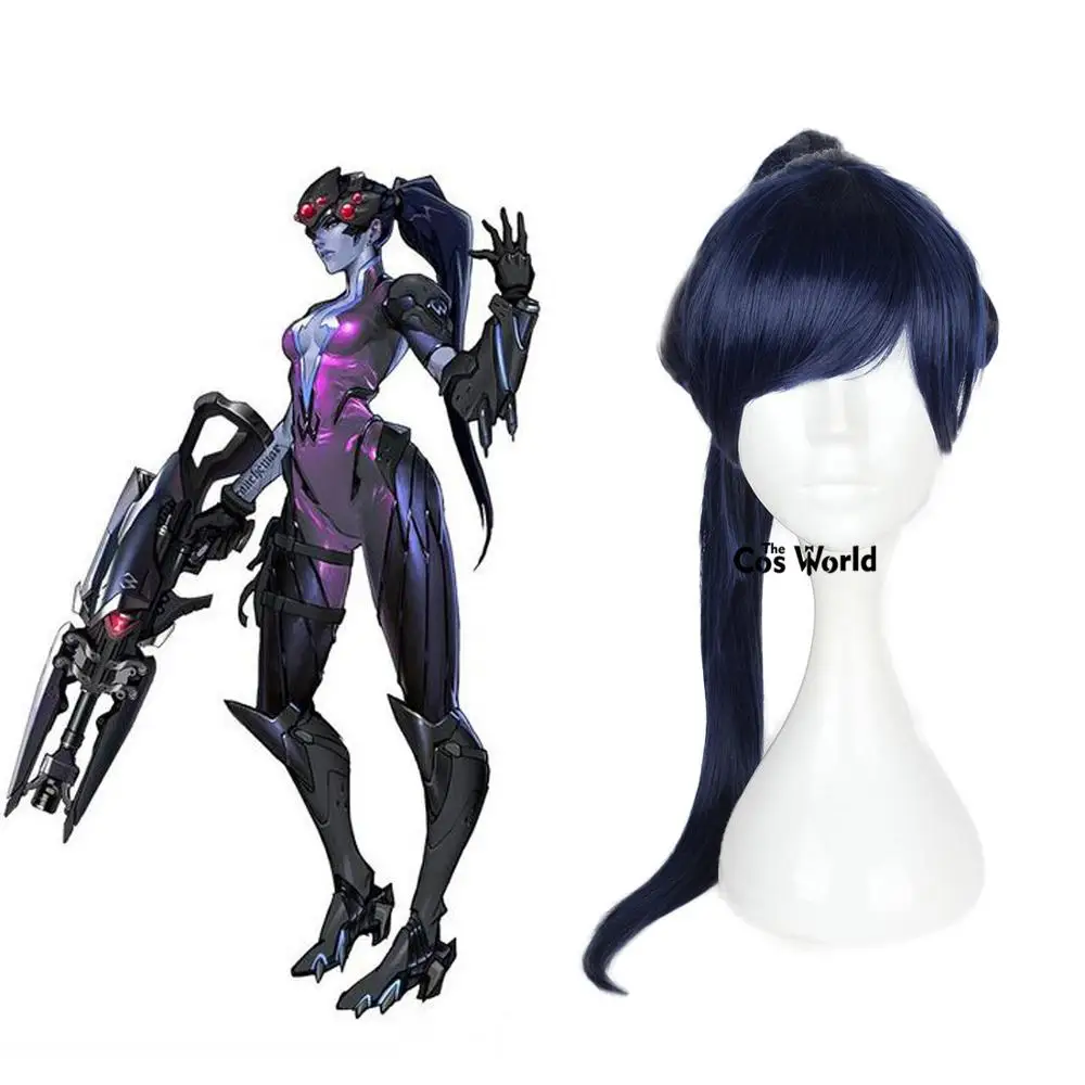 Wig OW Widowmaker, без рукавов, сексуальные комбинезоны, бикини, купальники, купальный костюм, Sukumizu, Униформа, наряд, костюмы для косплея - Цвет: Wig