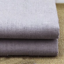 50 см * 140 светло серая льняная ткань DIY украшения льняного хлопка