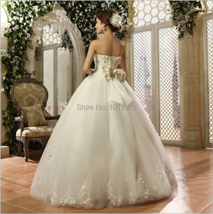 2017 новые элегантные платья на свадьбу бальное платье белого/цвета слоновой